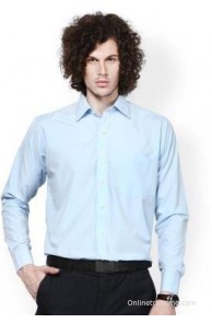 Protext Men's Solid Formal Shirt